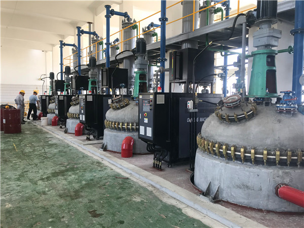 反應釜電加熱導熱油爐——應用案例